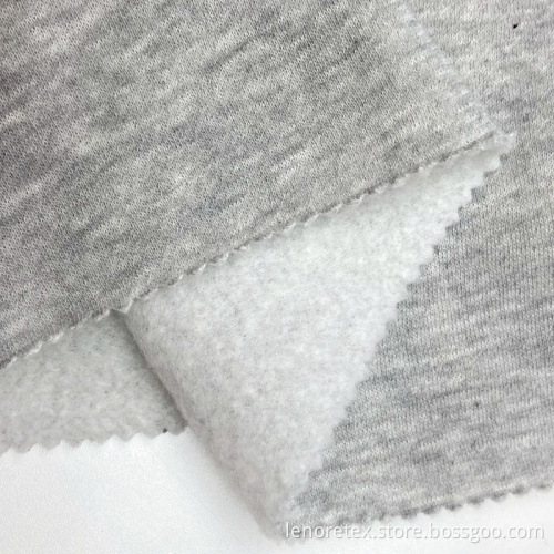 TC Brushed Knit DTY French Terry Fleece Fabric